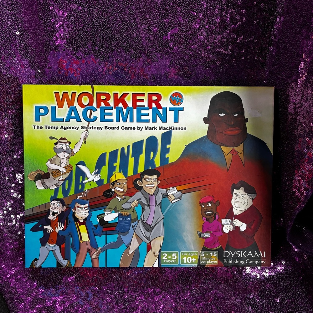 Dyskami Worker Placement Temp Agency Strategy Board Game‎ Human Resouces GUC